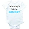 Baby Clothes mommys little cowboy Bodysuit One-Piece Shirt Romper Creeper Outfit Novelty Romper Boutique Graphic With Sayings BOY Shortsleeve bab 246 3-6 Months