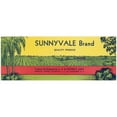 thumbnail image 3 of Anonymous 18x9 Black Modern Framed Museum Art Print Titled - Sunnyvale Brand Produce Label (1930-1950), 3 of 5