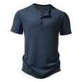 thumbnail image 1 of YDLCAFD Chemise de Printemps pour Hommes PoIo Confortable Ajustée à Manches Courtes, 1 of 4