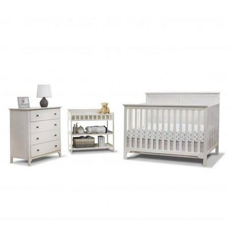 UPC: 0092234014656 | Sorelle Furniture Farmhouse Room in a Box Weathered White