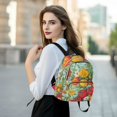 thumbnail image 6 of FORMRS Mini Backpack Purse for Women Travel Daypack Casual Shoulder Bag, Vibrant Tomatoes, 6 of 7