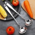 thumbnail image 6 of Soup Serving Ladle Big Soup Spoon, iPstyle Stainless Steel Heavy Duty Soup Ladle Colander Spoon, 6 of 8