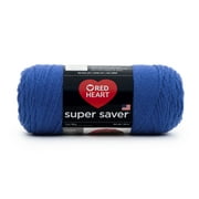Red Heart Super Saver® 4 Medium Acrylic Yarn, Royal 7oz/198g, 364 Yards