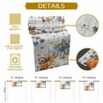thumbnail image 5 of ERUNPONLY Thanksgiving Pumpkin Table Runner - 72 Inch Long Fall Maple Leaf Daisy Wooden Grain Cotton and Linen Blended Dress Scarves Farmhouse Table Runner for Kitchen Dining, Coffee Table, 13" x 72", 5 of 8