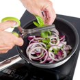 thumbnail image 4 of Tijeras para hierbas, picadora de múltiples hojas, tijera aromática de múltiples hojas, cortador de hierbas de cocina para especias, verduras [Clase de eficiencia energética A+++] JM, 4 of 5
