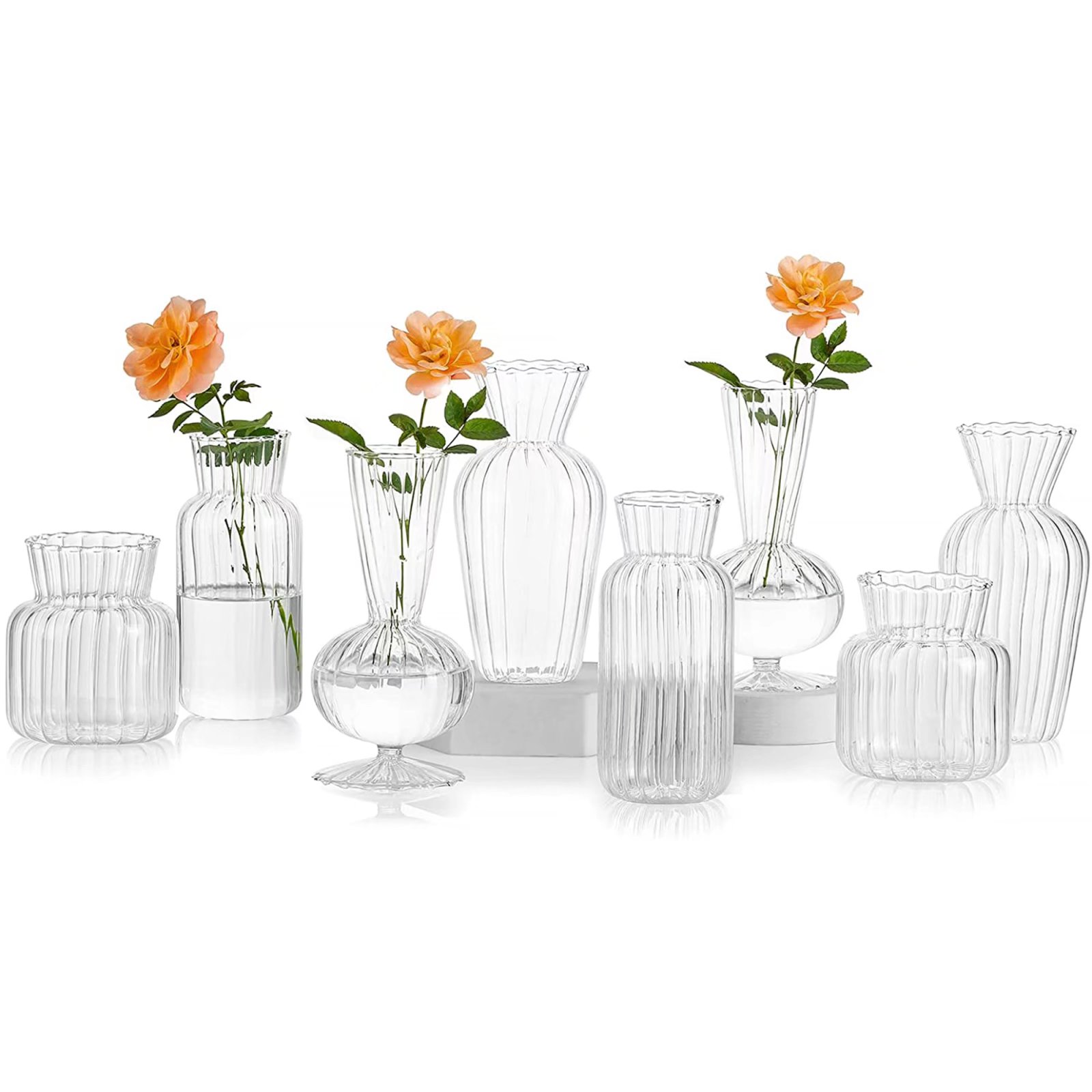 Home Wedding & Event Decor Eastland Cylinder Vases Set of 3 Centerpiece