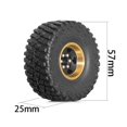 thumbnail image 4 of 4pcs 1.0 Brass Wheel Hub for 1/18 TRX4M SCX24 RC Car Upgrade Parts, 4 of 5