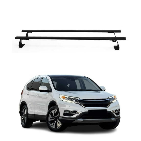 Roof Rack Cross Bars Luggage Carrier for Honda CR-V 2012-2016 Steel Black 2 Pcs