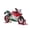 Red 2, variant on 1:9 Alloy Motorcycle Model with Ignition System, Smoke Spray and Light & Sound Effects, Dynamic Motorbike for Home Display and Decoration, Idea as Gift for Adult Enthusiasts (Red)