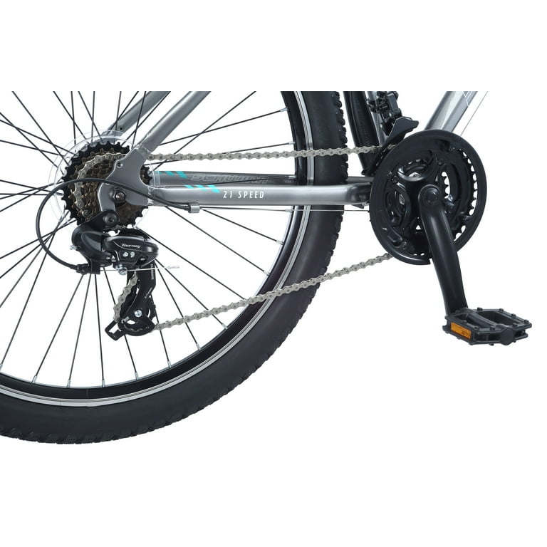 Schwinn Sidewinder Mountain Bike 26 inch wheels womens frame silver blue Walmart
