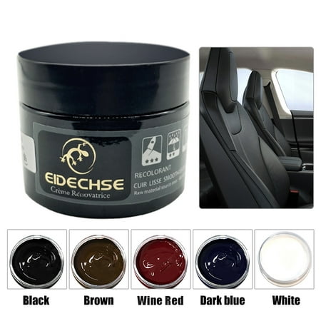 Leather Recoloring Balm Renew Restore Repair Color to Faded Scratched Leather for Couches Car Seats Clothing Purses 1.7 (Best Leather Couch Cleaner)
