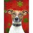 thumbnail image 1 of Carolines Treasures KJ1183GF Flocons de Neige Rouges Vacances Noël Jack Russell Terrier Drapeau Jardin Taille, 1 of 3