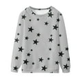 thumbnail image 4 of hotojiny Womens Sweatshirts Casual Crewneck Long Sleeve Pullover Trendy Cute Star Tops Streetwear Fall Clothing S-XXl, 4 of 4