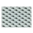 thumbnail image 1 of Aboriginal Cutting Board, Monochromatic Pattern with Silhouette Style Kangaroo Animal Print, Decorative Tempered Glass Cutting and Serving Board, in 3 Sizes, by Ambesonne, 1 of 2