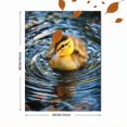 thumbnail image 3 of Cute Swimming Duckling Animal Canvas Print Nursery Home Decor, 3 of 8