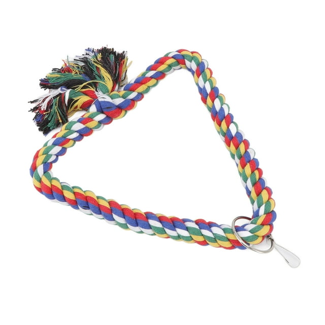 Ccdes Triangle Parrots Perch, Bird Swing Toy Climbing Colorful For Parakeets