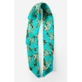 thumbnail image 2 of Bimba Green Rose Wreath Floral Printed Pure Silk Scarf Neck Wrap Summer Hair Bandanas For Women 40 x 80 Inches, 2 of 6