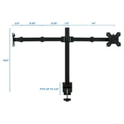 Mount-It! Dual Monitor Desk Mount, 32 Max Screen Size, Full Motion Monitor Stand