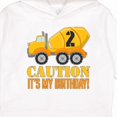 thumbnail image 3 of Inktastic 2nd Birthday Construction Truck, Cement Mixer 2 Years Old Toddler Hoodie, 3 of 4
