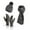 Dark Gray, variant on Floleo Women's 3 PC Set Thick Hat Winter Knitted Warm Comfortable Gloves,Fashion Hat,Soft Scarf Outdoor Hat Set(Khaki,Free Size)