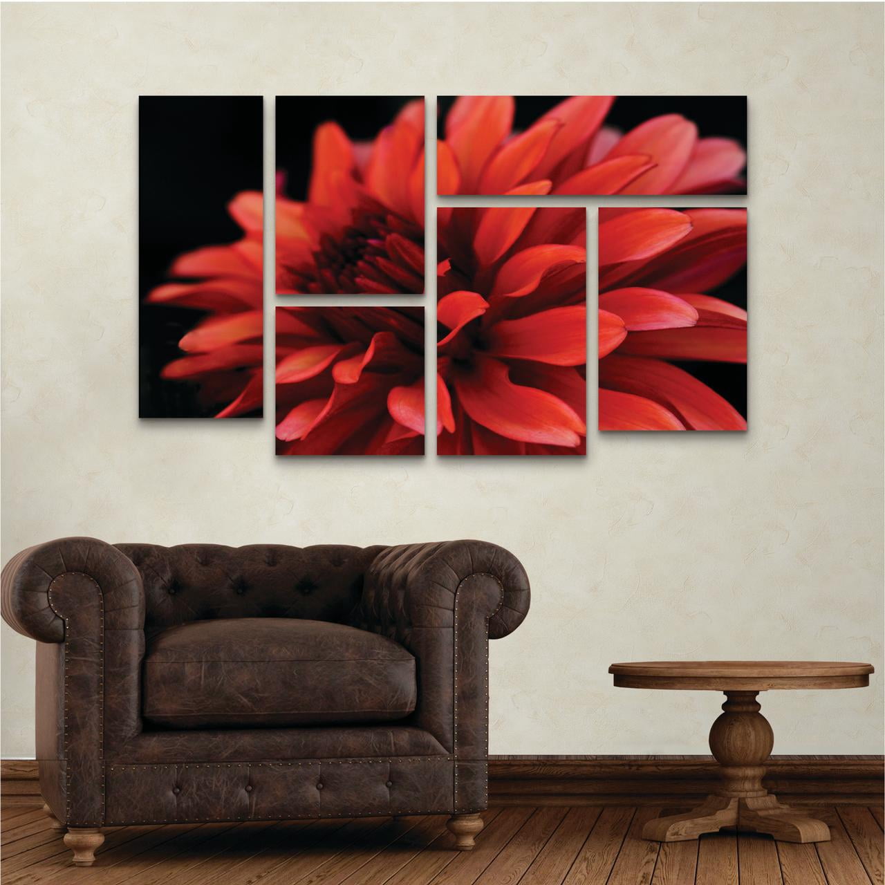 Trademark Fine Art 'Red Dahlia' Canvas Art by Kurt Shaffer