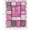 thumbnail image 5 of LHSHID 15 Year Old Girl Gift Ideas Blanket Flannel Soft and Comfortable Anti static Bed Sofa Blanket 50x60in, 5 of 5