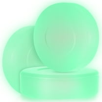 OFFIGAM Light Green PVC Street Hockey Pucks for Smooth Outdoor Indoor Play