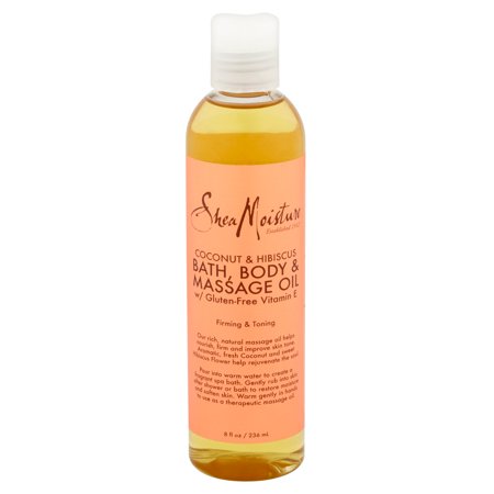 Shea Moisture Coconut & Hibiscus Bath-Body & Massage Oil Firming & (Best Body Massage Oil For Newborn Baby)