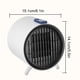 thumbnail image 2 of Calentador ventilador radiador portátil espacio invierno, calentador ventilador ventilador radiador calefacción, para dormitorio oficina dormitorio, marco de metal plegable ajustable, 1500W, 2 of 9