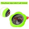 thumbnail image 4 of Silicone Kitchen Sink Filter Strainer Set,4.5'' Universal Bathroom Sink Drain Stopper for Kitchen Waste, Garbage,Vegetable,Fruits,4 Pack, 4 of 5