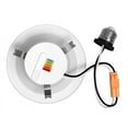 thumbnail image 4 of LED Recessed Ceiling Lights Dimmable, 4 inch Baffle Trim 5CCT Selectable Round LED Downlight Retrofit 10W, Energy Star, Adjustable color 1 pack, 4 of 9