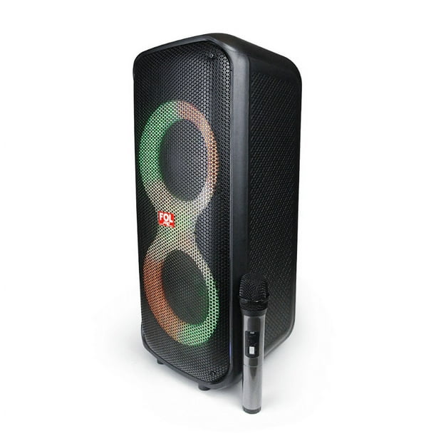Bocina Fol Inalámbrica Bluetooth TWS Portátil Recargable Con Micrófono Negro Fs-l2206