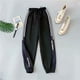 thumbnail image 1 of Pantalones deportivos de verano para mujer, finos, holgados, de talla grande, para estudiantes, de nueve patas, informales, para chicas gorditas, 1 of 4