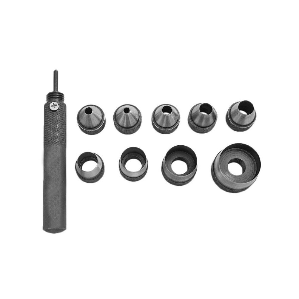 IFANLANDOR 1 Set Punch Down Tool Carbon Steel For Leatherworking And Artisans