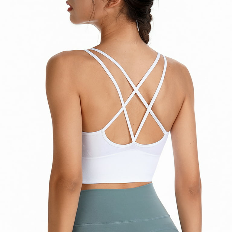 Women’s Seamless Backless Padded Sports Bra in 11 Colors S-XL