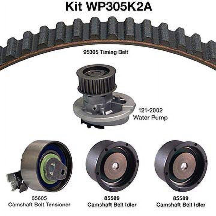 Dayco WP305K2A Water Pump Kit Fits select: 1998-2000 ISUZU AMIGO, 1998-2003 ISUZU RODEO