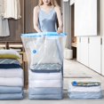 thumbnail image 2 of Elegear Bolsas de Almacenamiento al Vac&iacute;o en Cubo - 6 Piezas (4 Gigantes+2 Super Gigantes), Bolsas Ahorradoras de Espacio Extra Grandes con Bomba Manual, Ideal para Ropa, Almohadas, Edredon, 2 of 8