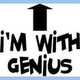 thumbnail image 3 of CafePress - I'm With Genius T Shirt - Men's Classic Graphic T-Shirt, 3 of 4