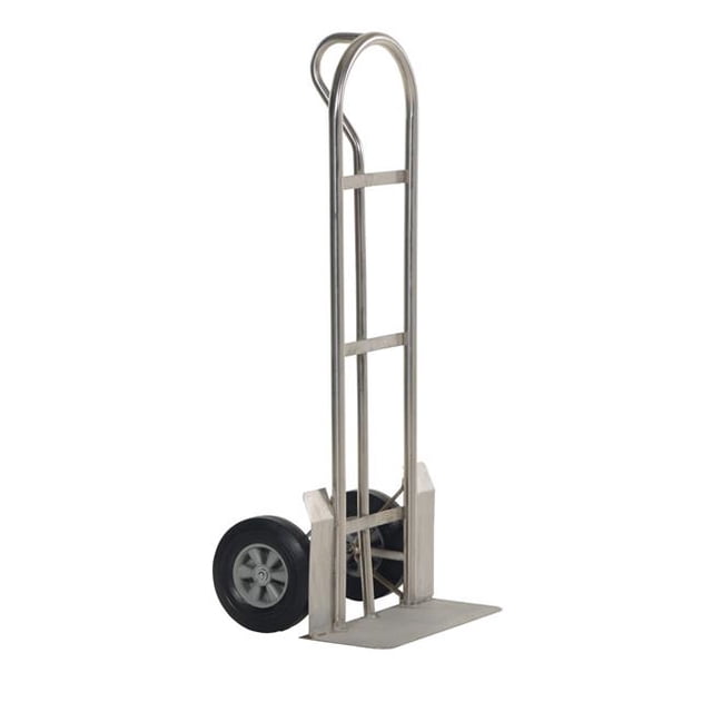 Vestil Manufacturing SPHT-500-HD-SS-HR Camion à Poignée en Acier Inoxydable avec Roues en Caoutchouc Dur&44; 600 lbs