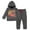 Heather grey, variant on Disney Pixar Cars Lightning McQueen Big Boys Fleece Pullover Hoodie and Pants Outfit Set Toddler to Big Kid