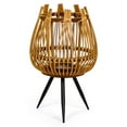 thumbnail image 1 of Truu Design Decorative Bamboo Floor Candle Holder with Legs, 1 of 5