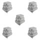 thumbnail image 1 of Sonducket Maleta de compresión resistente al desgaste bolsas organizadoras de equipaje almacenamiento para zapatos gris Type2 NO2, 1 of 1