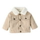 thumbnail image 1 of Abrigo Cálido De Invierno Para Niños Y Niñas, Abrigo Con Botones Para Niños, Chaqueta Gruesa De Felpa, Chaqueta De Algodón De Felpa, Prendas De Vestir Exteriores De Pana Odeerbi LM103-1670, 1 of 9