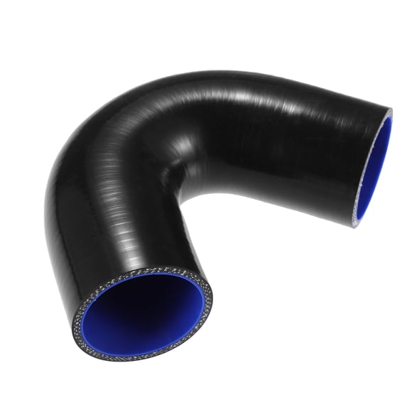 Unique Bargains 57mm 2.24' 135 Degree Elbow Silicone Reducer Hose Pipe Bend Turbo Water Intercooler Black
