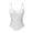 White, variant on Fashionable Denim Drawstring Bra with Lace Camisole, Backless Padded Top for Casual Daily Wear, Breathable Polyester Fabric