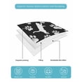 thumbnail image 4 of Quilt King Size Bedding Set, Black White Cat Reversible Summer Quilt 3 Pieces, Cat Paw Cute Silhouette Lightweight Bedspreads Coverlets with 2 Pillow Shams for All Seasons, 4 of 5