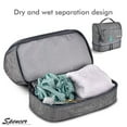 thumbnail image 5 of Spencer Waterproof Hanging Travel Cosmetics Toiletry Bag Mildew proof Makeup Organizer Wash Bag Dop Kit for Women and Men for Vacation, Outdoor, Bathroom Organizer "Purple", 5 of 9