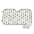 thumbnail image 2 of Lsque Labrador Retriever Dog Car Windshield Sun Shade | Accordion Folding Style Auto Shade for Car Truck SUV Van | Blocks UV Rays Sun Visor Protector | Small, 2 of 7