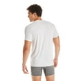 Hanes Men's Comfort Fit Ultra Soft Cotton White Crew TShirt Undershirts, 3 Pack