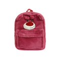 thumbnail image 2 of Mochila escolar de gran capacidad con diseño de oso de dibujos animados, divertida y estéreo, con forma de corazón para niña, bonita mochila de felpa para estudiante universitaria, mochila para niña, 2 of 4